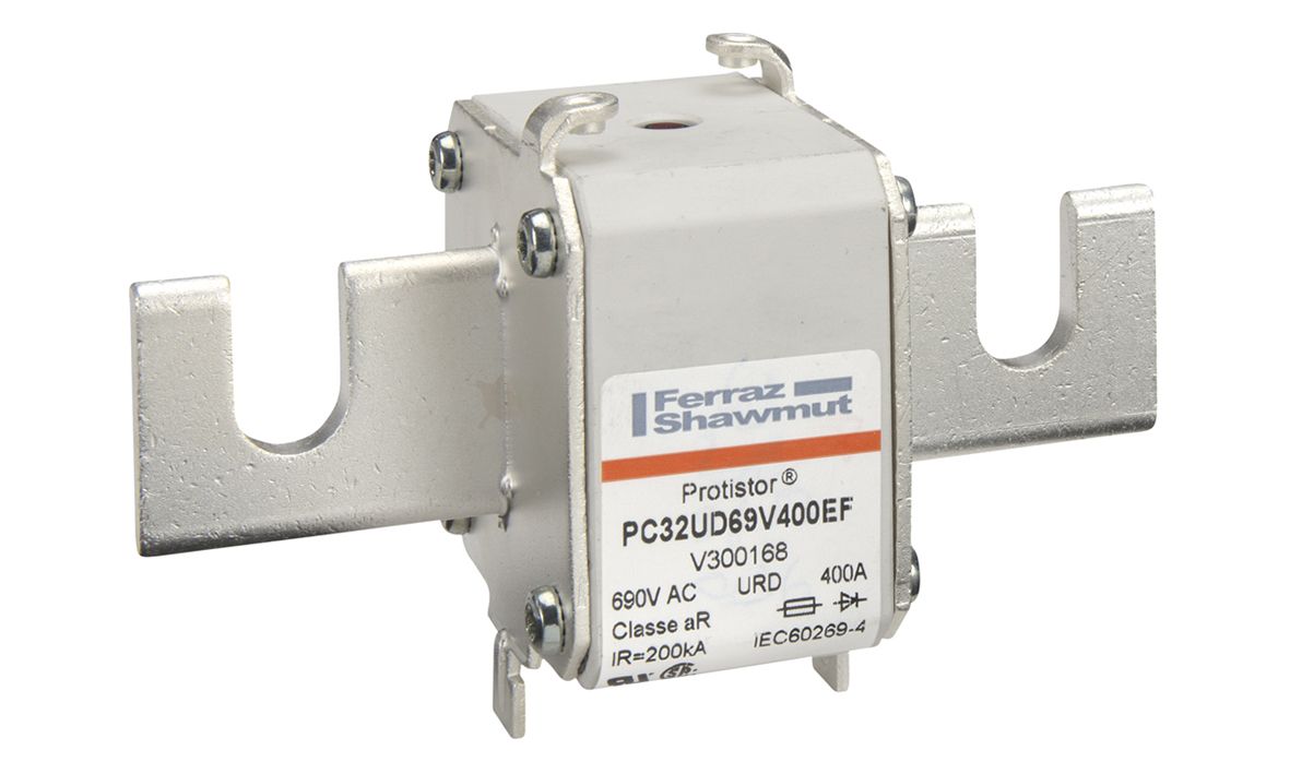 V300168 - PROTISTOR® SB aR, french slotted blade, EF, sz.32, 690VAC IEC, 400A